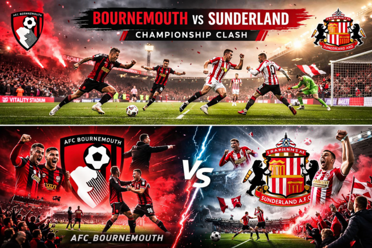 Bournemouth vs Sunderland Championship Clash Full of Intensity and Ambition