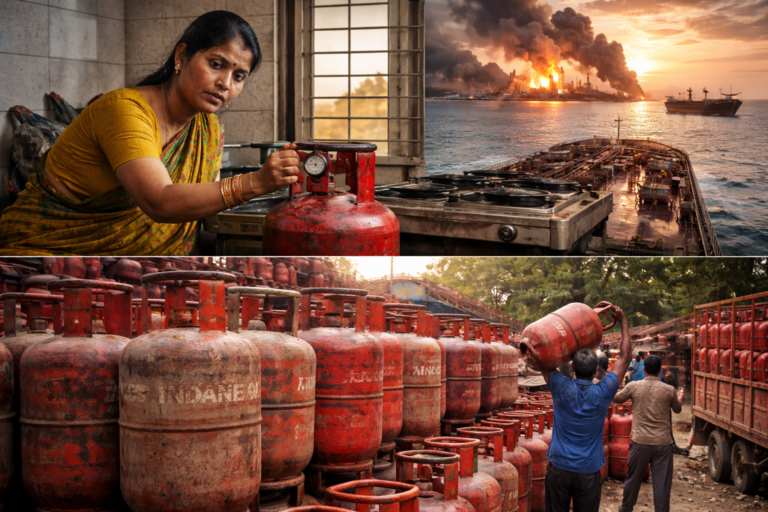 India Faces LPG Supply Concerns as Middle East War Disrupts Energy Routes
