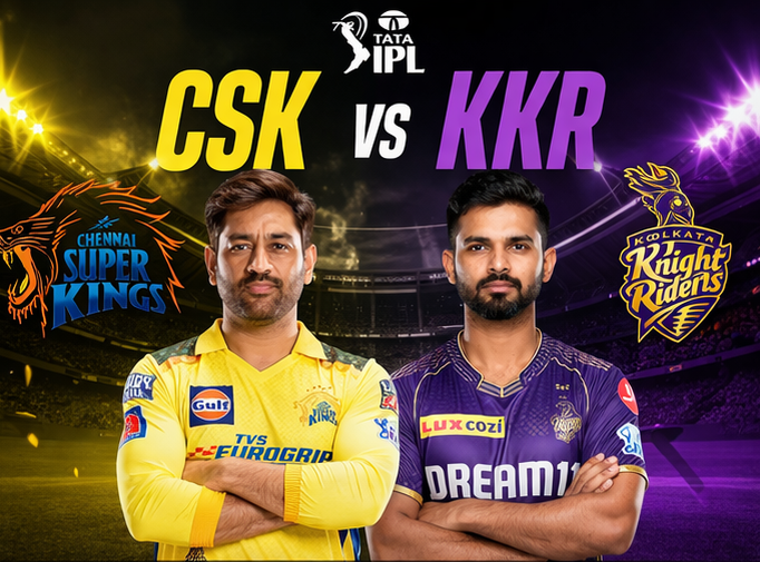 Today IPL Match 2026 CSK vs KKR Full Match Preview, Players & Prediction